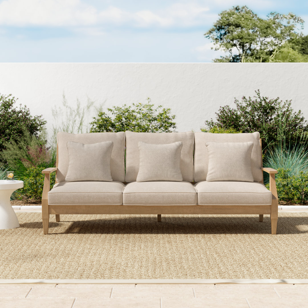 Samya 83'' Wide Outdoor Patio Sofa with Cushions